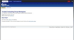 Desktop Screenshot of members.trustedcomputinggroup.org