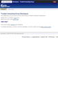 Mobile Screenshot of members.trustedcomputinggroup.org